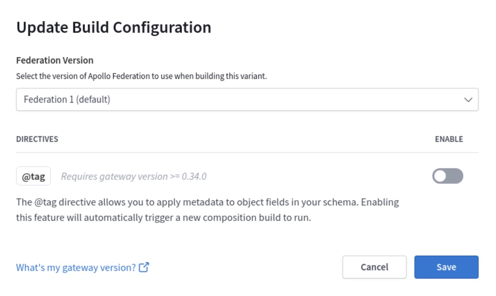 Edit supported directives in Studio